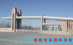 濰坊東辰國(guó)際學(xué)校伸縮門案例