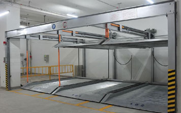 兩層升降橫移立體車庫(kù)
