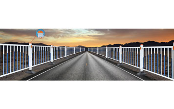 公路護欄-A（帶太陽能警示燈）