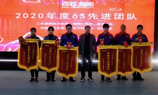 獲獎團隊：二代道閘機芯車間、道閘三車間、升降地柱車間、激光下料車間、點檢團隊、退貨倉庫