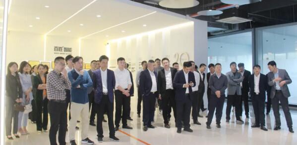 熱烈歡迎江西省委、省青年企業(yè)家協(xié)會(huì)嘉賓蒞臨百勝智能參觀指導(dǎo)