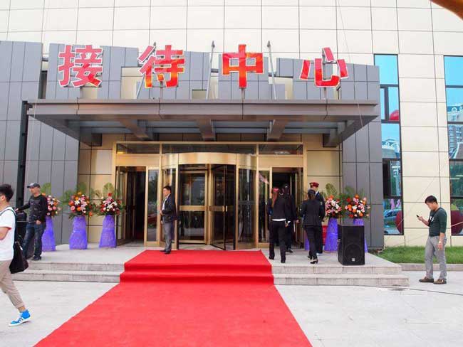 黑龍江城市之星營銷中心旋轉門案例 - 中出網(wǎng)-智能出入口與停車充電門戶