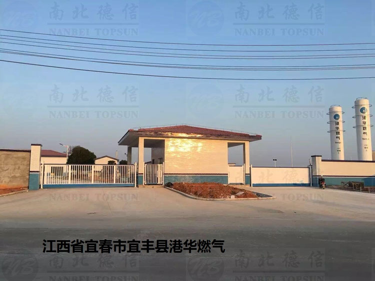 江西省宜春市宜豐縣港華燃氣818系列智能無軌懸浮門案例 - 中出網-智能出入口與停車充電門戶