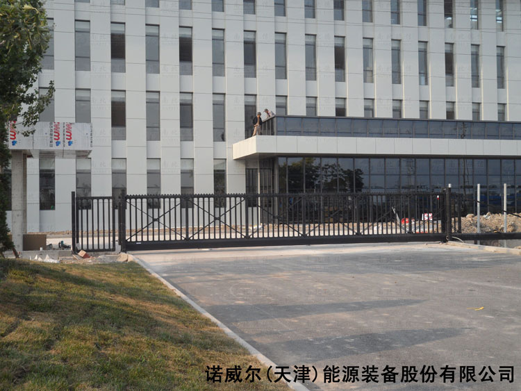 諾威爾（天津）能源裝備股份有限公司無(wú)軌懸浮門案例 - 中出網(wǎng)-智能出入口與停車充電門戶
