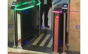 青島廣電大廈通道閘案例 - 中出網-智能出入口與停車充電門戶