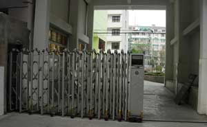 麗水市中山小學(xué)伸縮門(mén)案例