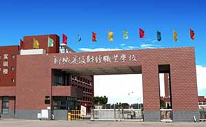 聊城高級財(cái)經(jīng)學(xué)校電動伸縮門案例 - 中出網(wǎng)-智能出入口與停車充電門戶