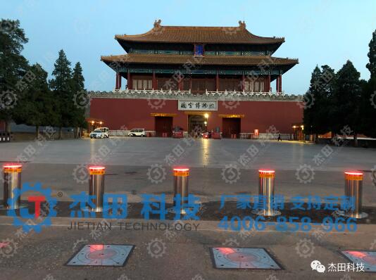 杰田升降柱駐守北京故宮博物館出入口，筑起第一道安全防線