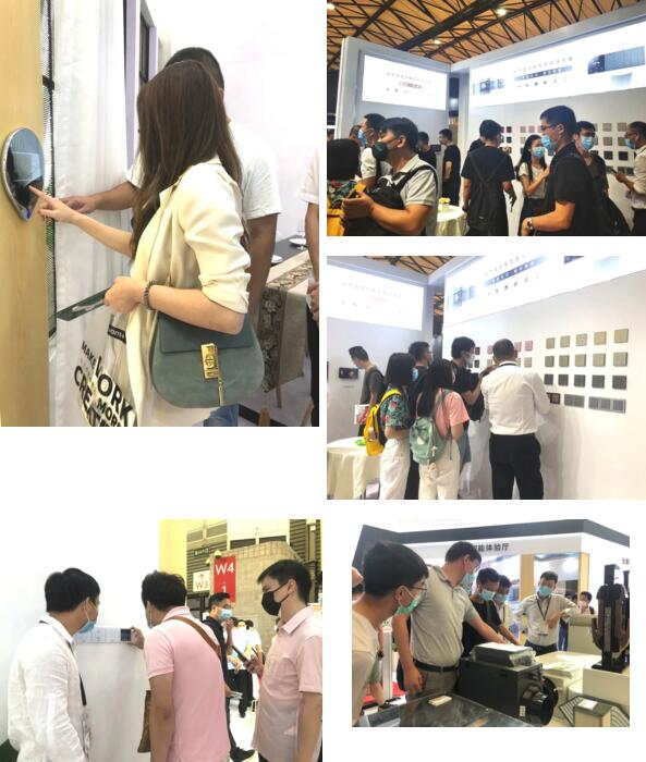 狄耐克各個(gè)展示區(qū)域人頭攢動(dòng)