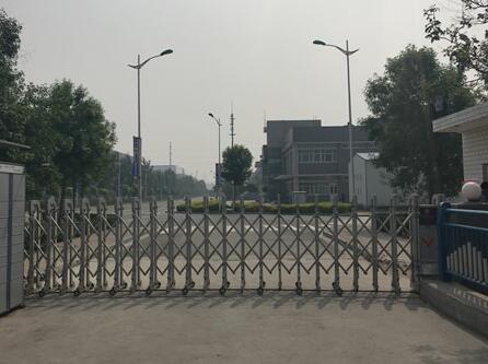石家莊出安智能為石家莊格力電器小家電有限公司添上伸縮門(mén)