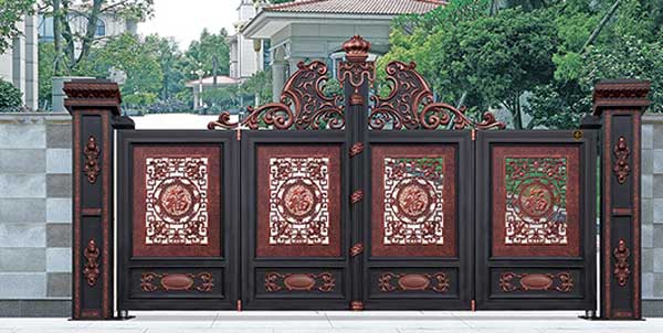 平頂山國(guó)耀世紀(jì)長(zhǎng)江鋁藝大門案例 - 中出網(wǎng)-智能出入口與停車充電門戶