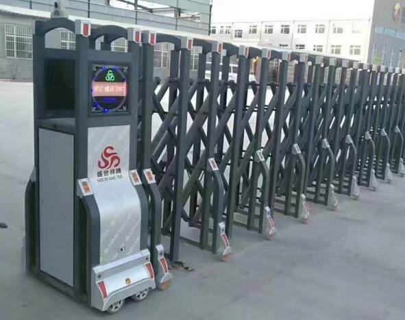 秦皇島市北方文武學(xué)校項目電動伸縮門支持秦皇島出安智能