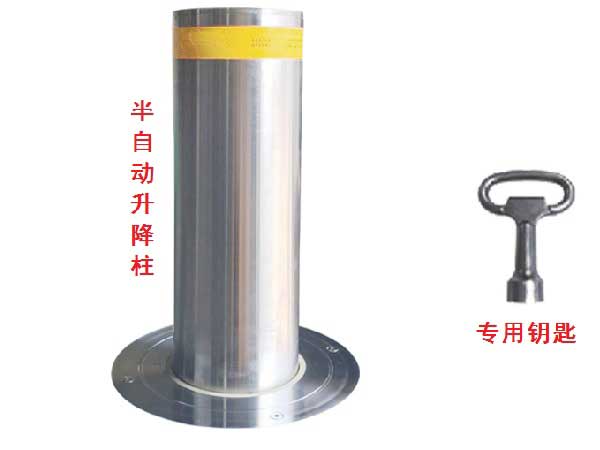 半自動升降柱