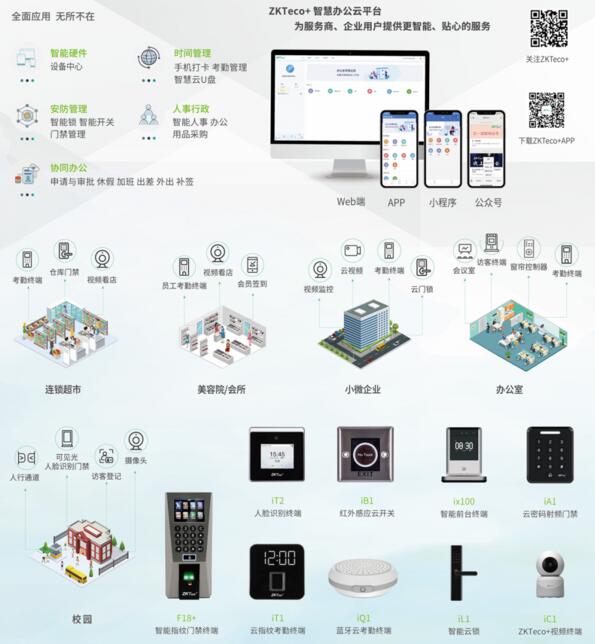 ZKTeco+辦公云平臺(tái)