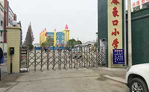 湖北麻豪口小學(xué)藍牙自動出入伸縮門案例