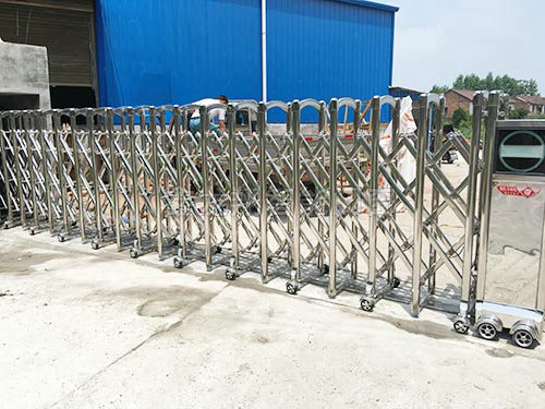 沅江華田村華石三賓館電動門案例 - 中出網-智能出入口與停車充電門戶