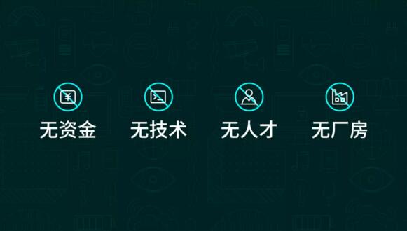 一無(wú)資金、二無(wú)技術(shù)、三無(wú)人才、四無(wú)廠房