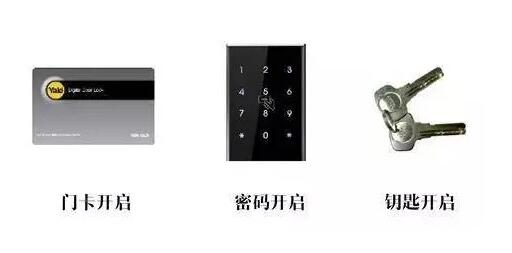 耶魯智能鎖YDM3211集智能卡、密碼、機械鑰匙三種開啟方式于一體