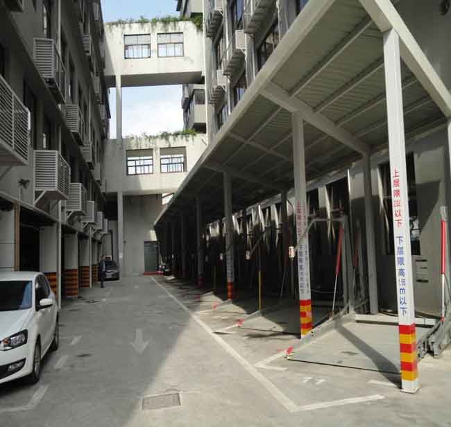 上海晟隆大廈立體車(chē)庫(kù)案例 - 中出網(wǎng)-智能出入口與停車(chē)充電門(mén)戶