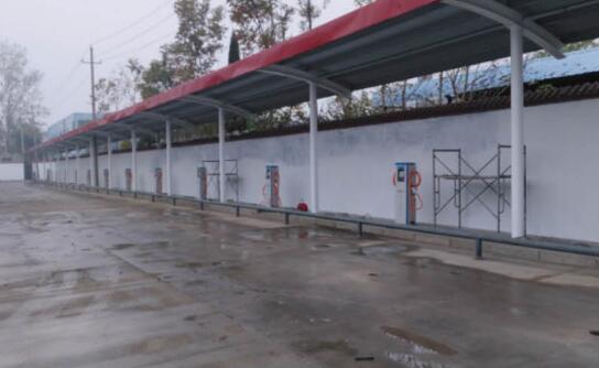 焦作公共公交充電樁案例 - 中出網-智能出入口與停車充電門戶