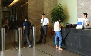 東莞萬科中心成功應用德生訪客機案例